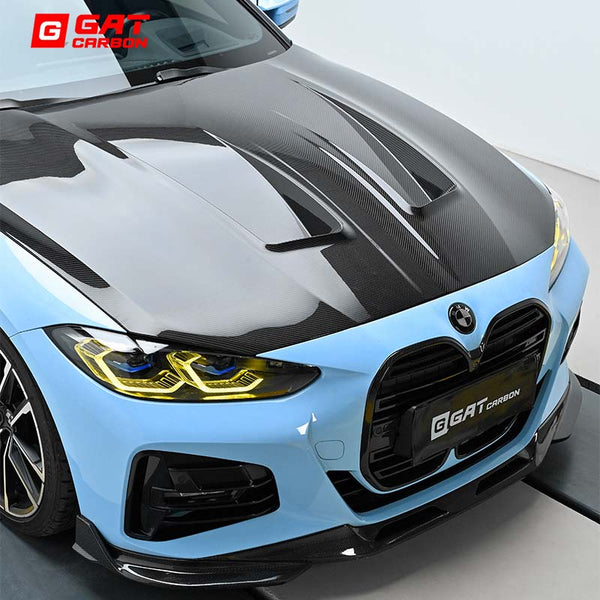 For BMW Series 4 G22 G26 Prepreg Dry Carbon Fibre Hood N Style