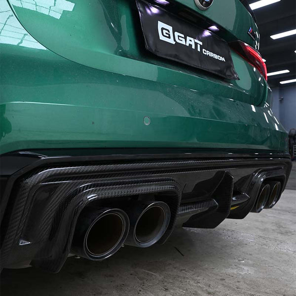 Dry Carbon Fiber Rear Diffuser V Style For G80 M3 G82 M4 2021+