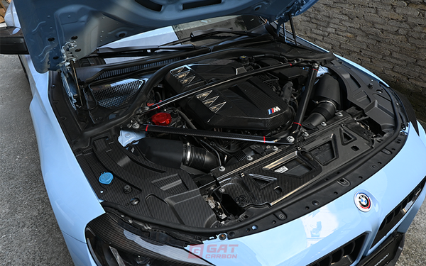 Dry Carbon Fiber Engine Bay Trim Set For BMW M2 G87