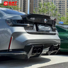 Dry Carbon Fiber Rear Diffuser RC Style For BMW M3 G80 M4 G82 G83 2021+ Rear Bumper Lip Kits