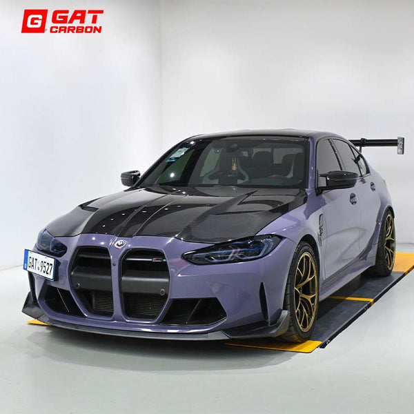 For BMW G80M3 G82M4 Prepreg Dry Carbon Fibre Hood AV Style