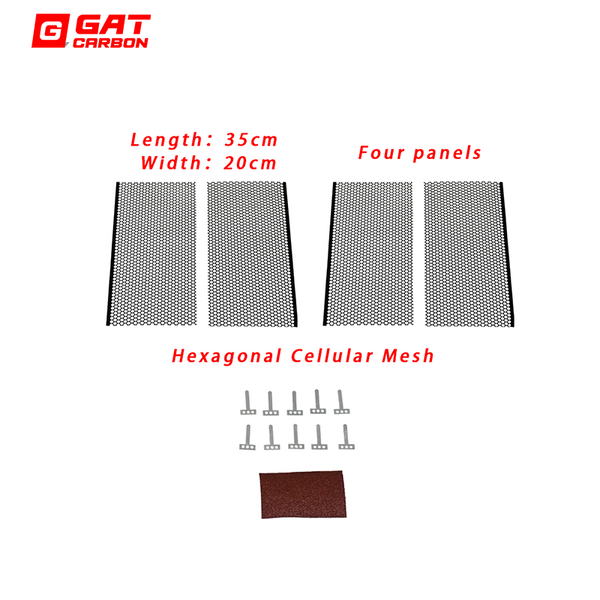 Front Grille Mesh Air Inlet Vent For BMW M3 M4 G80 G82 G83 Air Inlet Grill Mesh Sheet Anti Insect Mesh HoneyComb