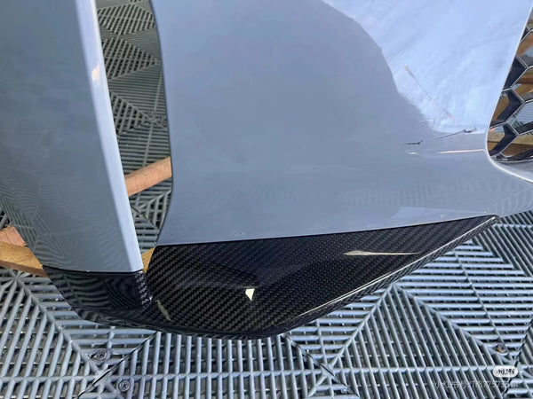 Real Dry Carbon Fiber Front Bumper Splitters For BMW M3 G80 M4 G82 2021-IN