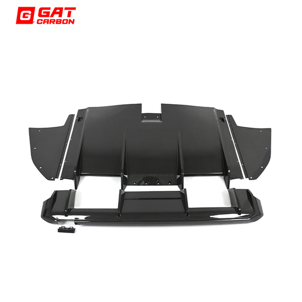 Dry Carbon Fiber Rear Diffuser RC Style For BMW M3 G80 M4 G82 G83 2021+ Rear Bumper Lip Kits
