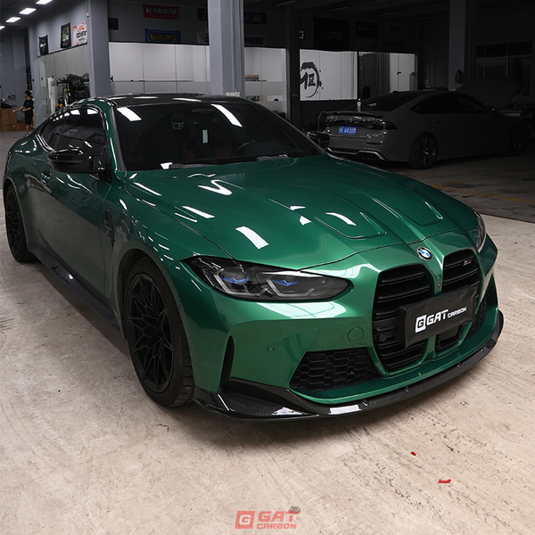 For BMW M3 M4 G80 G82 Dry Carbon Fiber CT Style Front Lip