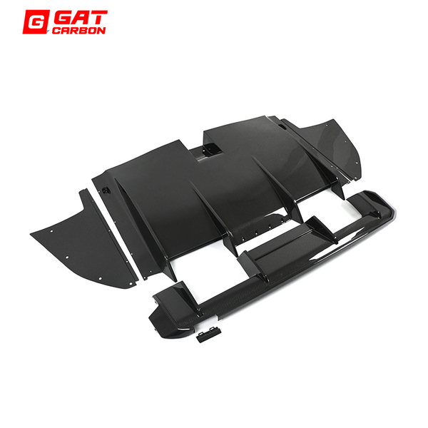 Dry Carbon Fiber Rear Diffuser RC Style For BMW M3 G80 M4 G82 G83 2021+ Rear Bumper Lip Kits