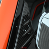 2PCS Car Mirror Caps Side Window Spoiler Triangle Cover Trim For BMW G87 M2 Dry Carbon Fiber Accessories