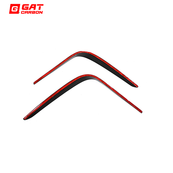 For BMW G80M3 G82M4 Real Carbon Fiber Rear Diffuser Bumper Splitter Canards 1 Pair
