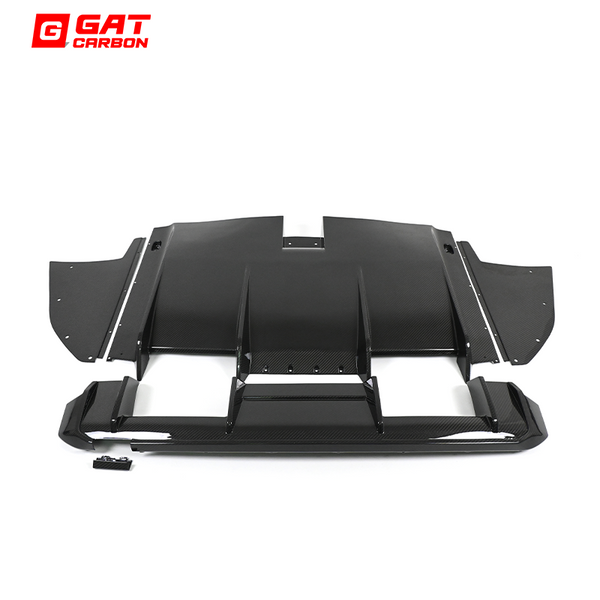 Dry Carbon Fiber Rear Diffuser RC Style For BMW M3 G80 M4 G82 G83 2021+ Rear Bumper Lip Kits