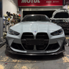 For BMW G80 G81 M3 G82 G83 M4 Real Carbon Fiber Front Grille V Style