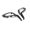 2pcs Real Carbon Fiber Gear Shift Knob Trim Cover Replacement For BMW F90 M5 Gear Selector Cover