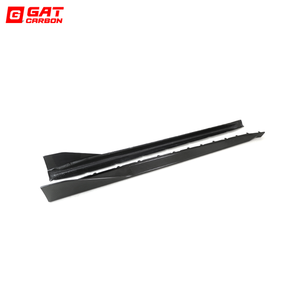 For BMW M3 M4 G80 G82 G83 2021+ Dry Carbon Fiber Side Skirt Set MP Style