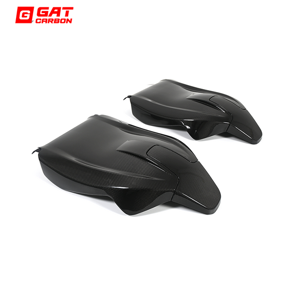 Dry Carbon Fiber Seat Back Cover Replacement Style For BMW M3 G80 X3M X4M X5M Interior Parts