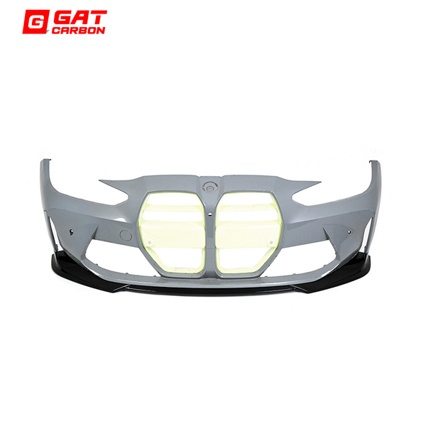 For BMW M3 M4 G80 G82 2021+ Dry Carbon Fiber A Style Front Lip