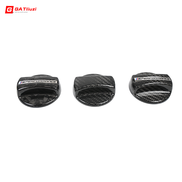 For BMW E90 E92 G30 F20 F21 F30 F32 F34 F80 F82 G80 G82 G83 G87 M3 M4 Dry Carbon Fiber Forged Fuel Tank Gas Cap Trim Cover