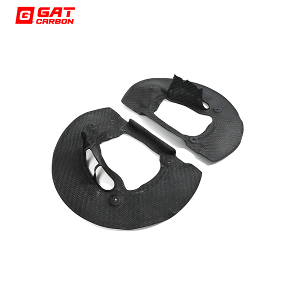 Dry Carbon Fiber Front Brake Cooling Plate for BMW G87 M2 G80 G81 M3 G82 M4 Suitable for Standard & Carbon Ceramic Calipers