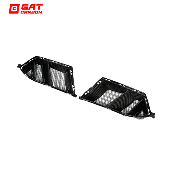 Front Bumper Vent Set For BMW G80 G82 G83 M3 M4 Dry Carbon Fiber R44 Style