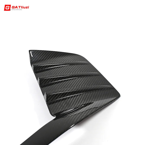 Dry Carbon Fiber Rear Fog Light Cover Side Frame Set For BMW M2 G87 2023+