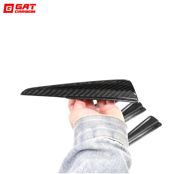 Front Bumper Canard Set For BMW G87 M2 2023+ Dry Carbon Fiber