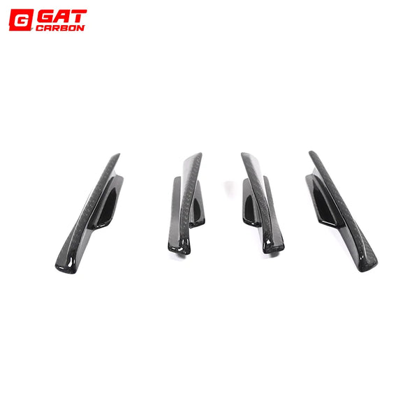 Front Bumper Canard Set For BMW G87 M2 2023+ Dry Carbon Fiber