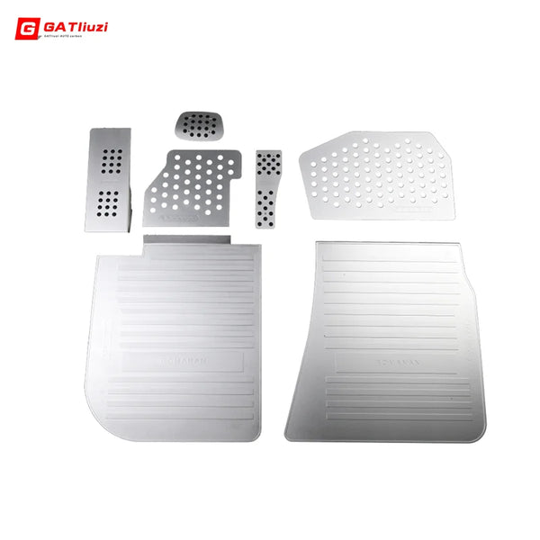 For BMW G80M3 G82M4 2021+ Magnesium Aluminum Alloy Car Need Drilling Non-slip Foot Pedals Rest Accelerator Tray Accessories