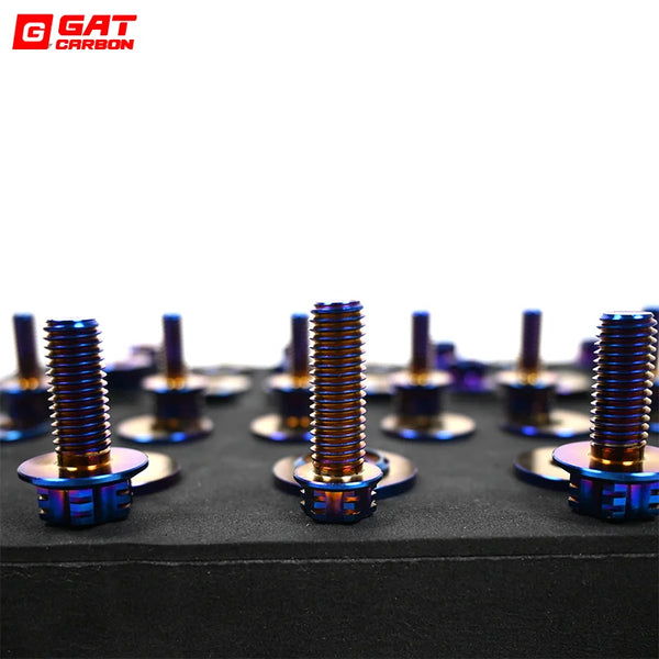 For BMW G80 M3 G82 M4 G87 M2 Engine Compartment Screws Titanium Alloy Screws 19pcs