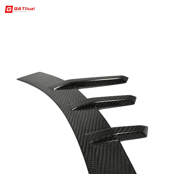 Dry Carbon Fiber Front Bumper Fender Arch Trim Set Canards for BMW M2 G87 2023+