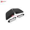 2PCS/Set Auto Accessoires For Audi R8 V10 2017-2023 Dry Carbon Fiber Side Blades Door FendersVent Cover Trims BodyKit