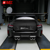 For BMW M2 M3 M4 G87 G80 G82 V2 Style Rear Spoiler Dry Carbon Fiber