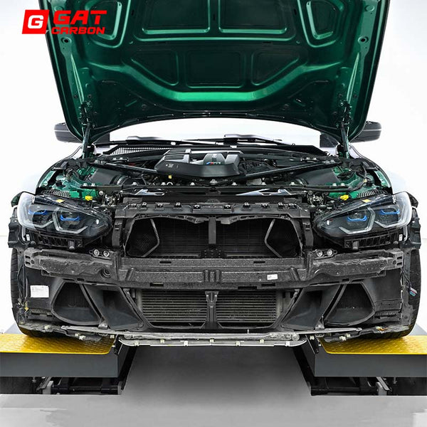 For BMW G80M3 G82M4 Dry Carbon Fiber Intake Scoop Set
