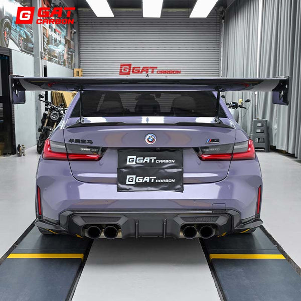 Dry Carbon Fiber Rear Diffuser ADV2 Style For BMW M3 G80 M4 G82 G83 2021+