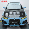 For BMW Series 4 G22 G26 Prepreg Dry Carbon Fibre Hood N Style