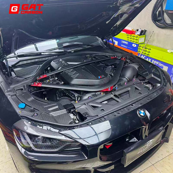 Dry Carbon Fiber Engine Strut Bar For BMW G80 G81 G82 G83 M3 M4 G87 M2