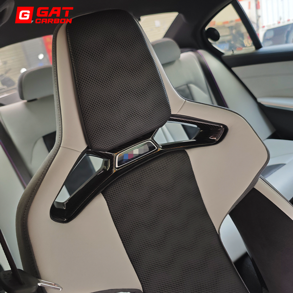 Dry Carbon Fiber Seat Buckle 2 PCSBucket Decoration For BMW G80 M3 G82 M4 G87 M2 2021-IN