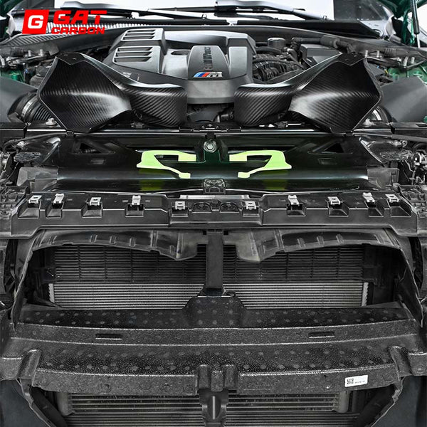 For BMW G80M3 G82M4 Dry Carbon Fiber Intake Scoop Set