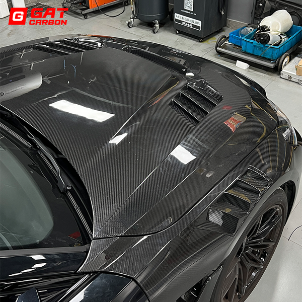 For BMW M2 G87 2023+ Prepreg Dry Carbon Fibre Hood V Style