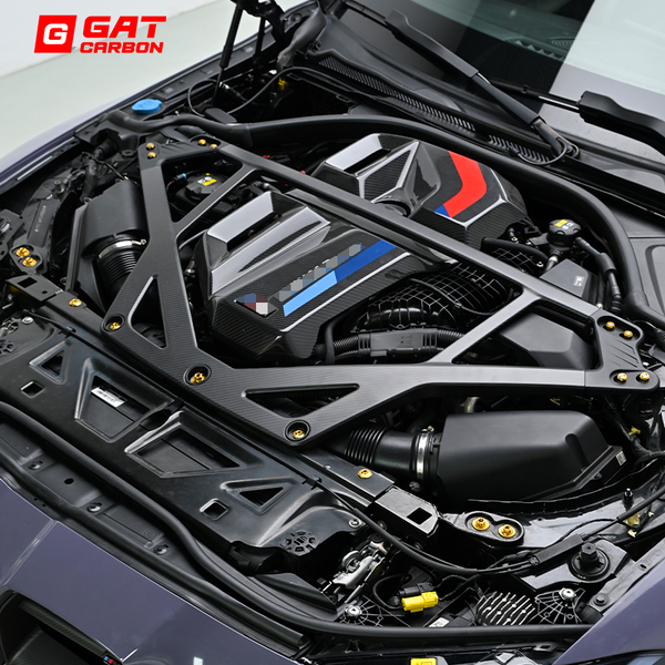 Dry Carbon Fiber CSL Style Strut Bar For BMW G80M3 G82M4 G87M2