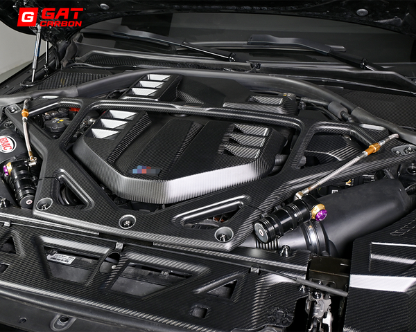 Dry Carbon Fiber GAT Style Strut Bar For BMW G80M3 G82M4 G87M2