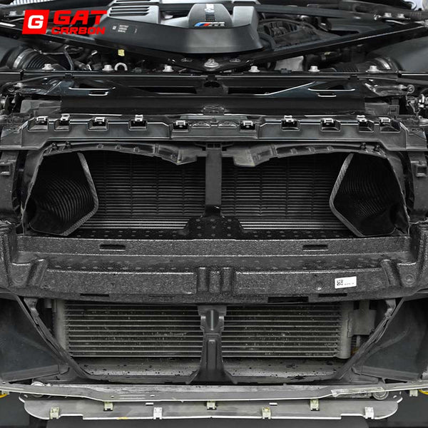 For BMW G80M3 G82M4 Dry Carbon Fiber Intake Scoop Set