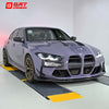 For BMW M3 M4 G80 G82 2021+ Dry Carbon Fiber CSL 1:1 Style Front Lip
