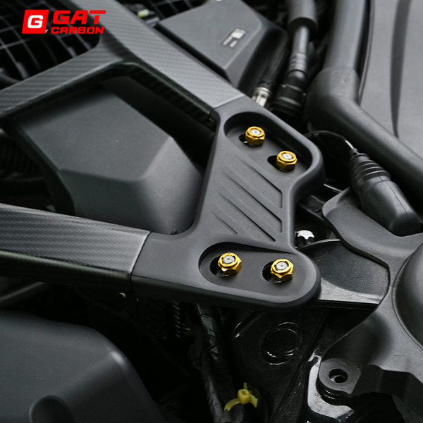 Dry Carbon Fiber CSL Style Strut Bar For BMW G80M3 G82M4 G87M2