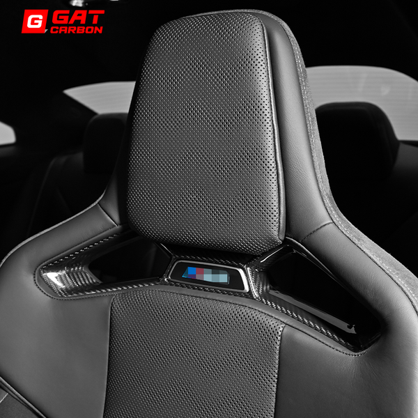 Dry Carbon Fiber Seat Buckle 2 PCSBucket Decoration For BMW G80 M3 G82 M4 G87 M2 2021-IN