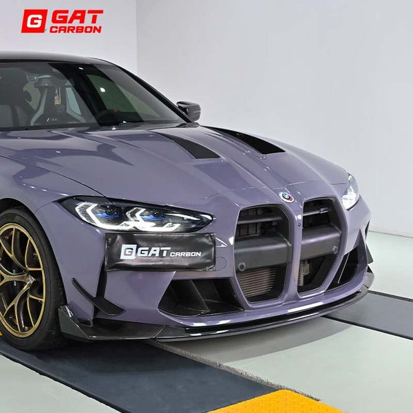 For BMW M3 M4 G80 G82 2021+ Dry Carbon Fiber CSL 1:1 Style Front Lip