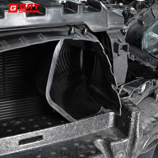 For BMW G80M3 G82M4 Dry Carbon Fiber Intake Scoop Set