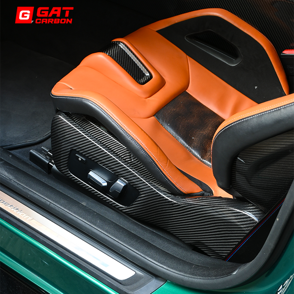 For BMW G80 G82 G87 Carbon Fiber Side Seat Cover Prepreg Carbon