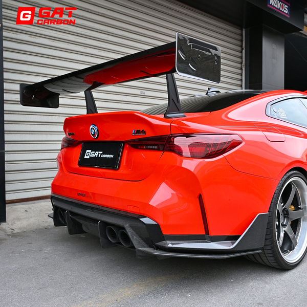 For BMW M2 M3 M4 G87 G80 G82 V1 Style Rear Spoiler Dry Carbon Fiber