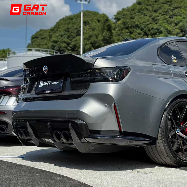 Dry Carbon Fiber Rear Diffuser RC Style For BMW M3 G80 M4 G82 G83 2021+ Rear Bumper Lip Kits