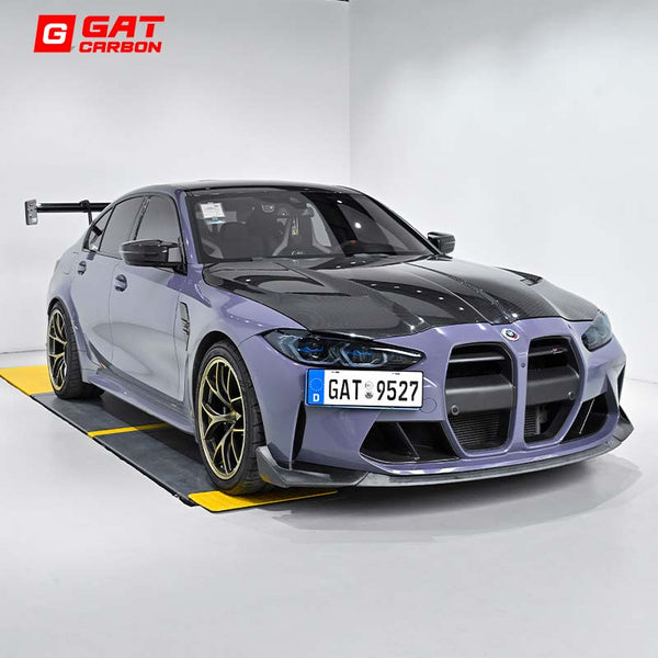 For BMW G80M3 G82M4 Prepreg Dry Carbon Fibre Hood AV Style